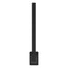 Amba Modello I Square 40 Hardwired Single Bar Matte Black Vertical Front View