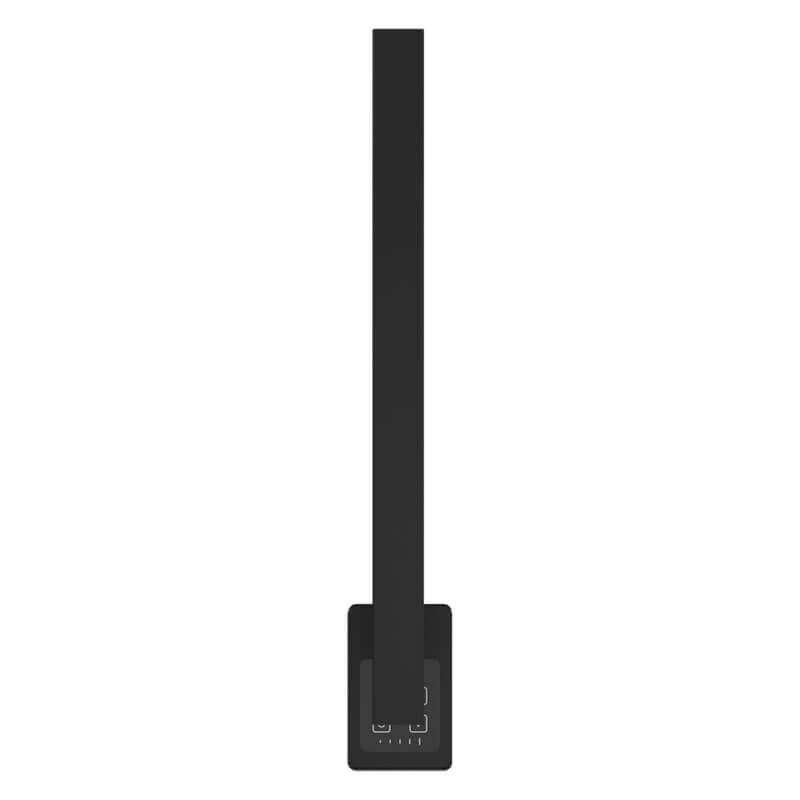 Amba Modello I Square 40 Hardwired Single Bar Matte Black Vertical Front View