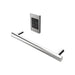 Amba Modello I Round 20" Hardwired Single Bar Brushed Stainless Horizontal Side View