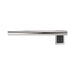 Amba Modello I Round 20 Inch Hardwired Single Bar Polished Stainless Horizontal front View