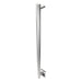 Amba Modello I Round 40 Hardwired Single Bar Brushed Stainless Vertical Side View