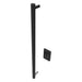Amba Modello I Round 40 Hardwired Single Bar Matte Black Vertical Side View