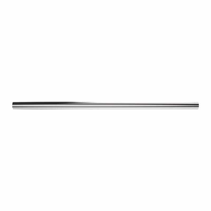 Amba Modello I Round 40 Hardwired Single Bar Polished Stainless Horizontal Front View