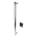 Amba Modello I Round 40 Hardwired Single Bar Polished Stainless Vertical Side View