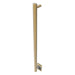 Amba Modello I Round 40 Inch Hardwired Single Bar Satin Brass Vertical Side View