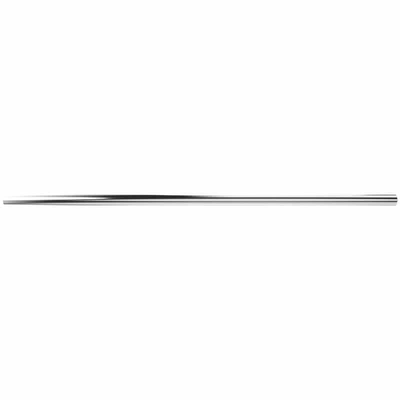Amba Modello I Round 59 Hardwired Single Bar Polished Stainless Horizontal Front View