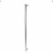 Amba Modello I Round 59 Inch Hardwired Single Bar Brushed Stainless Vertical Side View