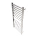 Amba Quadro Q2142.2 16 Bar Hardwired Towel Warmer in Brushed Stainless Corner View