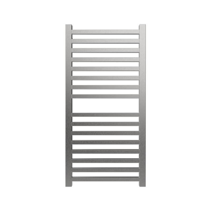 Amba Quadro Q2142.2 16 Bar Towel Warmer in Brushed Stainless Front View