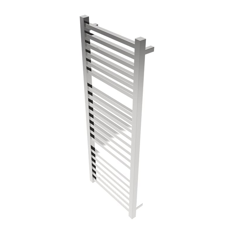 Amba Quadro Q2154.2 20 Bar Hardwired Towel Warmer in Polished Stainless Corner View