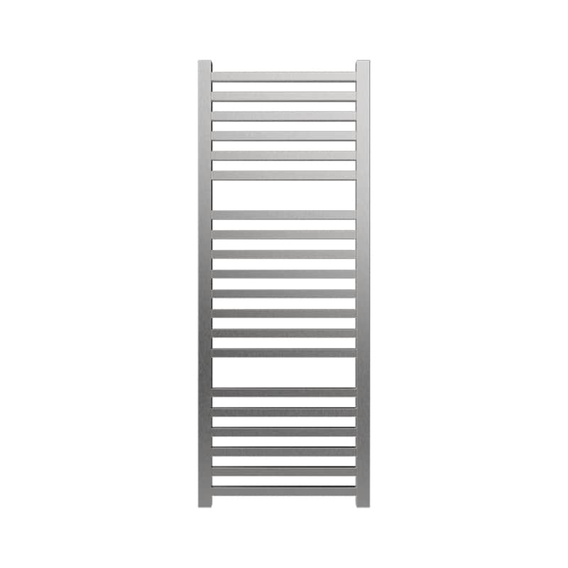 Amba Quadro Q2154.2 20 Bar Towel Warmer in Brushed Stainless Front View