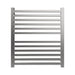 Amba Quadro Q2932.2 12 Bar Towel Warmer in Brushed Stainless Front View