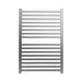 Amba Quadro Q2942.2 16 Bar Towel Warmer in Brushed Stainless Front View