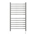 Amba Radiant Large Hardwired Curved Towel Warmer Polished Stainless Plug in Font View