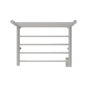 Amba Radiant Shelf Towel Warmer Brushed Stainless Side View