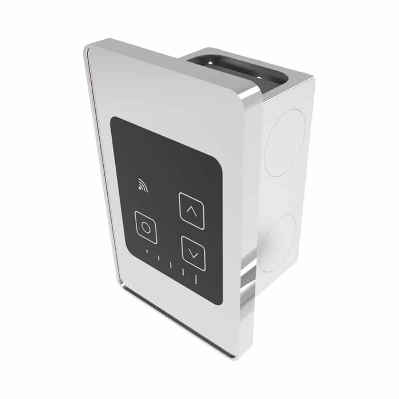 Amba Remotely Wired Touch Digital Heat Controller (TDHCR) in Polished Stainless
