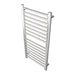 Amba Sirio s2142.2 16 Bar Hardwired Towel Warmer Brushed Stainless Corner View