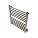 Amba Sirio s2932.2 12 Bar Hardwired Towel Warmer Brushed Bronze Corner View
