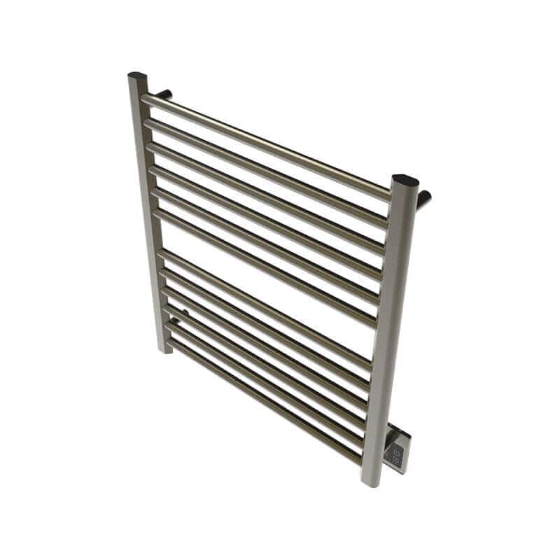 Amba Sirio s2932.2 12 Bar Hardwired Towel Warmer Brushed Bronze Corner View