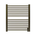 Amba Sirio s2932.2 12 Bar Hardwired Towel Warmer Brushed Bronze Front View