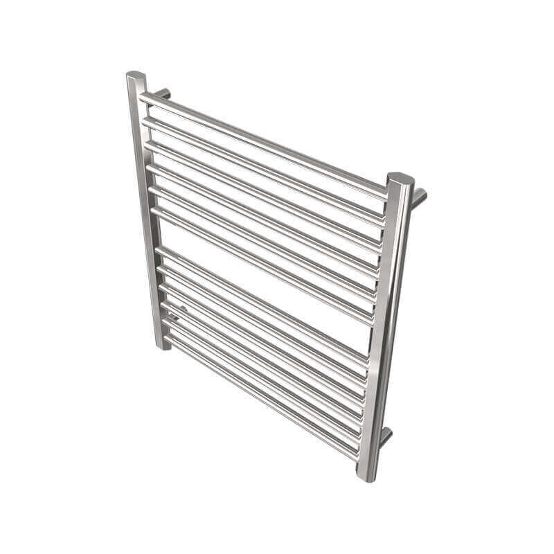 Amba Sirio s2932.2 12 Bar Hardwired Towel Warmer Polished Nickel Corner View