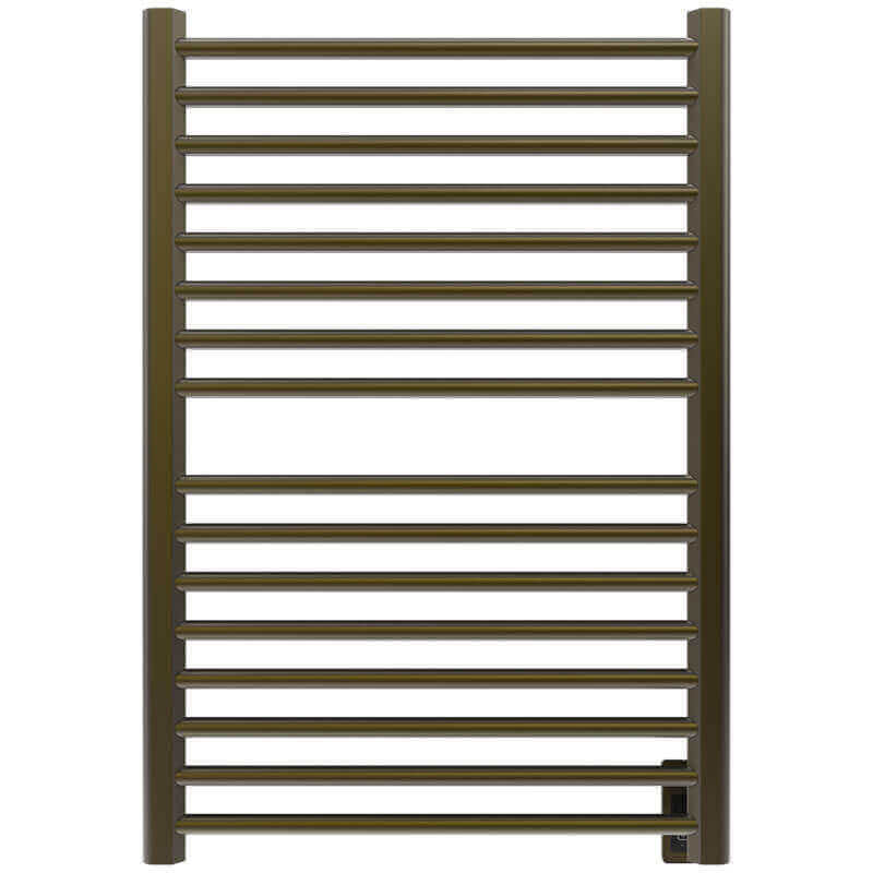 Amba Sirio s2942.2 16 Bar Hardwired Towel Warmer Brushed Bronze Front View