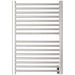 Amba Sirio s2942.2 16 Bar Hardwired Towel Warmer Brushed Stainless Front View
