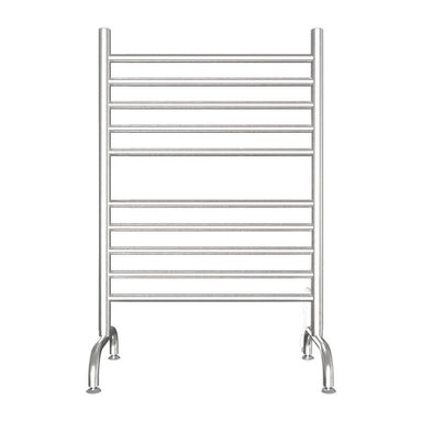 Amba Solo 24 Freestanding Towel Warmer Brushed Stainless Front View