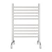 Amba Solo 24 Freestanding Towel Warmer Brushed Stainless Front View