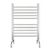 Amba Solo 24 Freestanding Towel Warmer Polished Stainless Front View