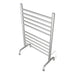 Amba Solo 24 Inch Freestanding Towel Warmer Brushed Stainless Side View