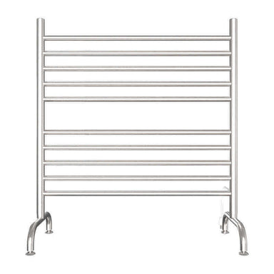 Amba Solo 33" Freestanding Towel Warmer Brushed Stainless Front View