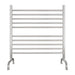 Amba Solo 33 Inch Freestanding Towel Warmer Polished Stainless Front View