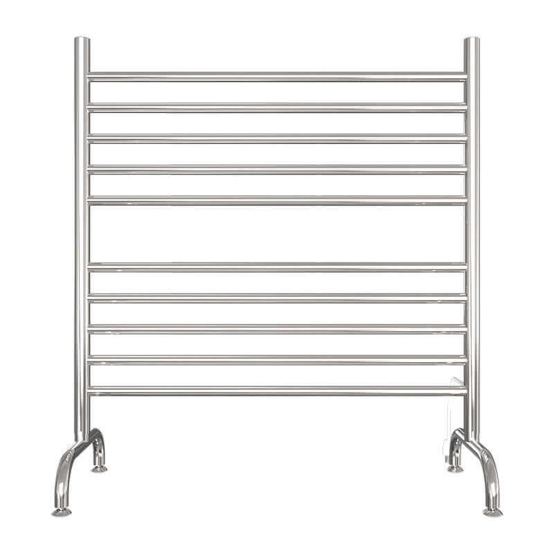 Amba Solo 33 Inch Freestanding Towel Warmer Polished Stainless Front View