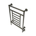 Amba Traditional Model T-2536 8 Bar Hardwired Towel Warmer Brushed Bronze Corner View