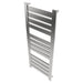 Amba Vega v2356.2 12 Panel Hardwired Towel Warmer Brushed Stainless Side View