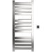 Amba Vega v2356.2 12 Panel Hardwired Towel Warmer Polished Nickel Front View