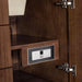 Amberly 60 Inch Double Vanity in Mid Century Walnut With Dual Power and USB Ports