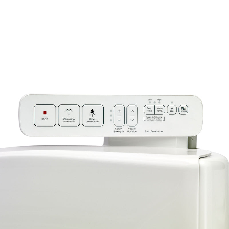 american standard advanced clean 1.0 electric spalet bidet seat bottons