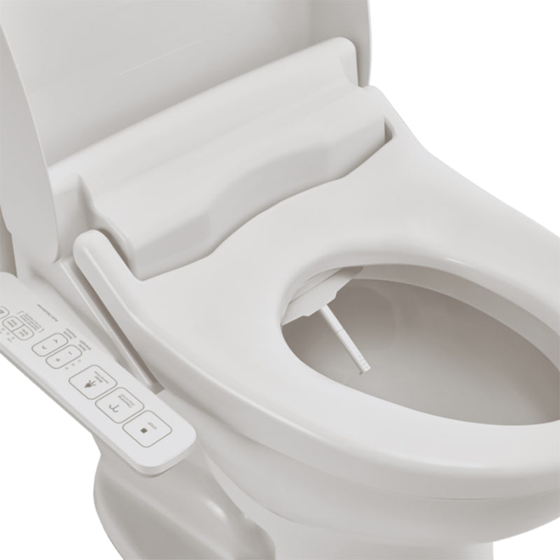 american standard advanced clean 1.0 electric spalet bidet seat up close open lid