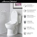 american standard advanced clean 2.5 electric spalet bidet seat features