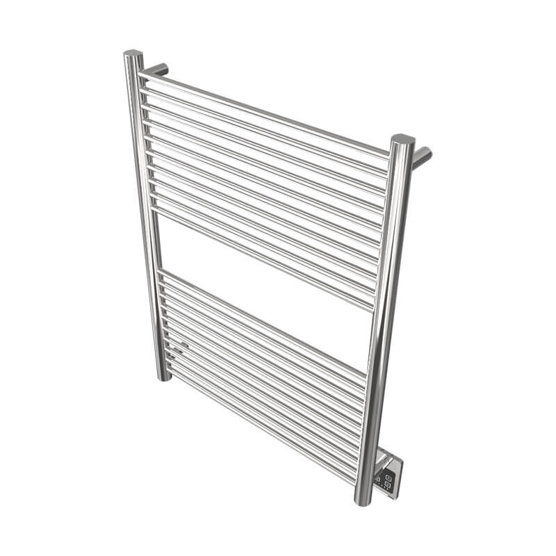 Antus a2836.2 20 Bar Hardwired Towel Warmer Polished Stainless Corner View