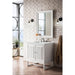 Athens 30 Inch Single Vanity Glossy White With Ethereal Noctis Top