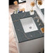 Athens 30 Inch Single Vanity Glossy White With Parisien Bleu Silestone Top