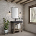 Auburn 31.5 Inches Single Vanity Weathered Timber Side View