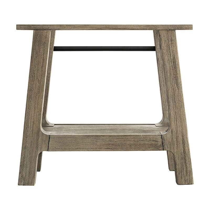 Auburn 31.5" Single Vanity Weathered Timber Console Base Front View