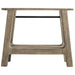 Auburn 36" Single Vanity Weathered Timber Console Base Only Front View
