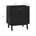 Avanity Adele 30 Single Sink Bathroom Vanity Black Oak Cabinet Only Corner View