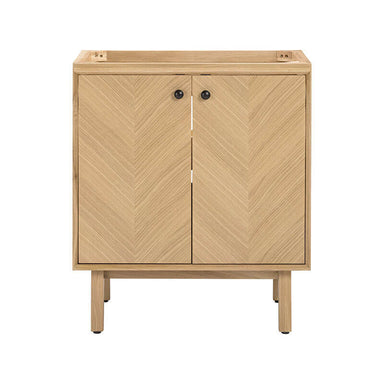 Avanity Adele 30 Single Sink Bathroom Vanity Natural Oak Cabinet Only