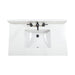 Avanity Adele 36 inch Single Sink Bathroom Vanity Natural Oak in Calacatta Quartz